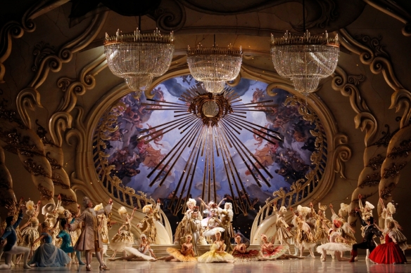 Gabriela Tylesova's Act III setting for The Australian Ballet's Sleeping Beauty. Photo: Jeff Busby